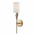 Hudson Valley Tate 1 Light Wall Sconce 1311-AGB
